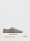 Burberry Low-top Sneaker Featuring Eyelet Detailing In Neutral