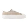 Burberry Sneakers Jack Large Check In Neutral
