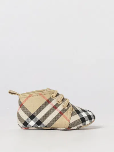 Burberry Babies'  Sneakers Kids Color Beige In Neutral