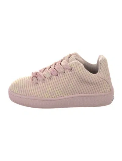 Pre-owned Burberry Sneakers In Pink