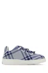 Burberry Dynamic Blue And White Patterned Sneakers In Saltipcheck