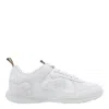 Burberry Leather Matrix Sneakers In White