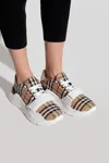 Burberry Sneakers With Logo In Beige