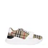 Burberry 30mm New Regis Check Canvas Sneakers In White