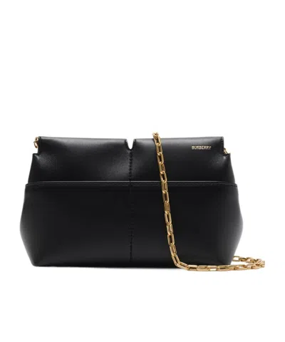 BURBERRY BURBERRY SNIP CHAIN-LINKED CLUTCH BAG