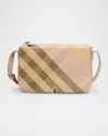 Burberry Snip Check Crossbody Bag In Pink