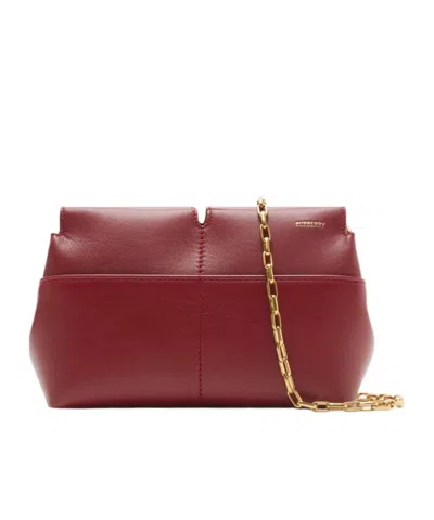 BURBERRY BURBERRY SNIP CHAIN-LINKED CLUTCH BAG