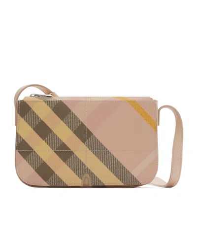 BURBERRY BURBERRY SNIP CHECKED SMALL CROSSBODY BAG