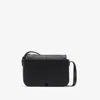 Burberry Snip Zip Leather Crossbody Bag In Black