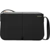 Burberry Snip Zip Leather Crossbody Bag In Black