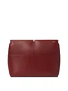 Burberry Snip Chain-linked Clutch Bag In Red