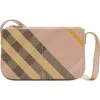 Burberry Snip Check Crossbody Bag In Teacup