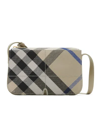 Burberry Snip Diagonal Backpack In Nude