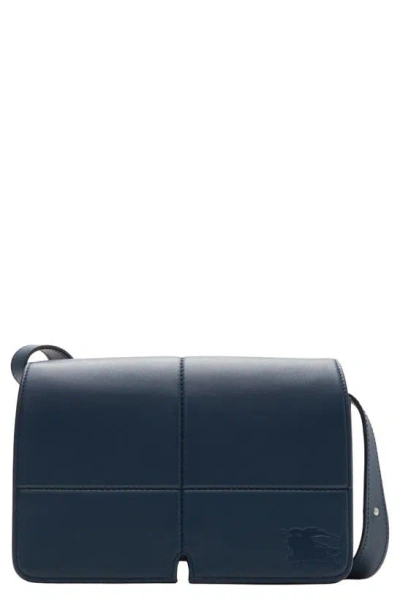 Burberry Snip Leather Shoulder Bag In Blue