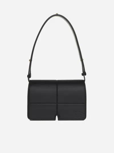 Burberry Snip Foldover In Black