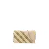 Burberry Snip Mini Wallet On Chain In Pink