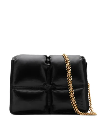 Burberry Snip Quilted Chain-link Crossbody Bag In Multicolor