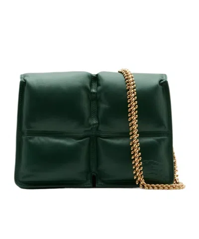 Burberry Snip Quilted Crossbody Bag In Vine