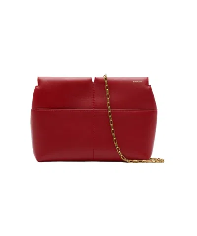 BURBERRY BURBERRY SNIP CHAIN-LINKED CLUTCH BAG