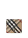 Burberry Snip Trifold Accessories In Beige