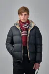 Burberry Snowdon Down Jacket In Black