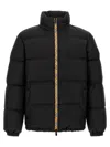 Burberry Men Snowdown Down Jacket With Checked Profile In Black