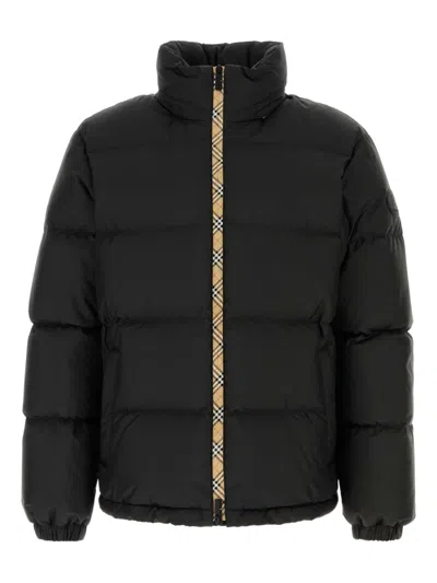 Burberry Snowdon Down Jacket In Black