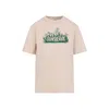 Burberry Soft Cotton T-shirt With Vibrant Floral Graphic In Neutrals
