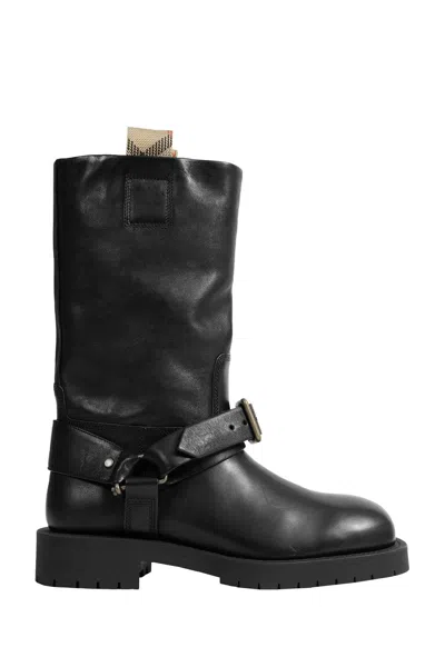 BURBERRY SOFT SADDLE LOW BOOTS
