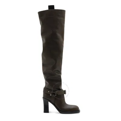 Burberry Soft Stirrup Leather Boots