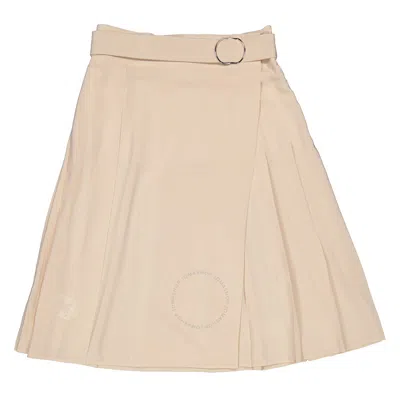Burberry Soft Taupe Alicia Belted Skirt In Brown