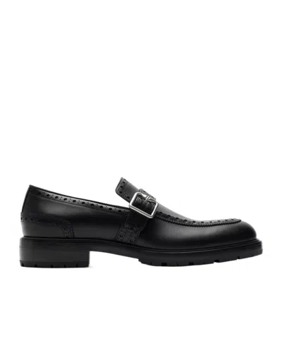 BURBERRY BURBERRY SOHO BUCKLE DETAILED LOAFERS