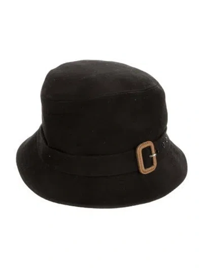 Pre-owned Burberry Solid Bucket Hat In Blue