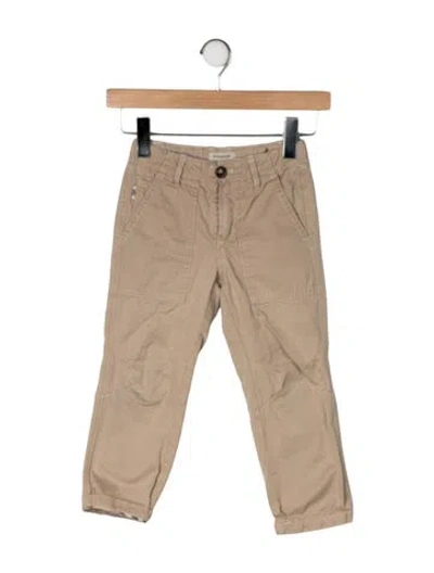 Pre-owned Burberry Babies' Solid Cargo Pants In Neutral