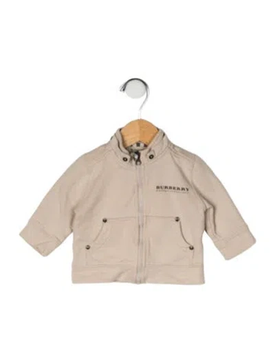 Pre-owned Burberry Babies' Solid Casual Jacket In Neutrals
