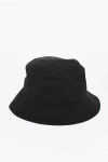 Burberry Solid Color Bucket Hat With Embroidered Logo