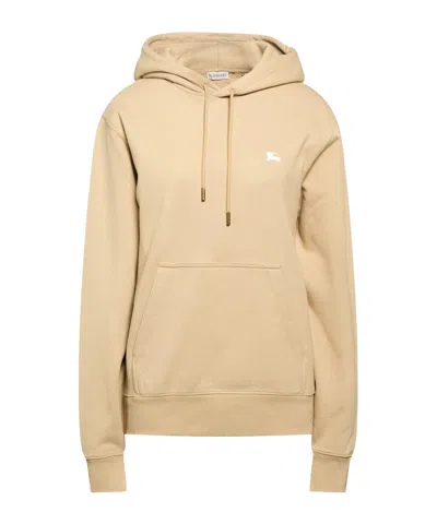 Burberry Solid Color Sweatshirts In Nude