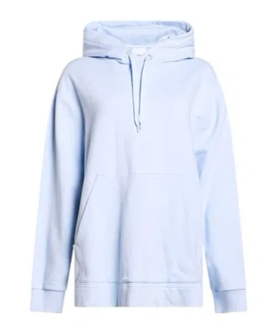 Burberry Solidcolor Hooded Sweatshirt In Blue