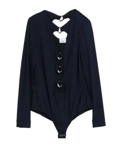 Burberry Solid-color Stretch Shirt In Black