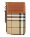 Burberry Sommerset Check Zip Card Holder