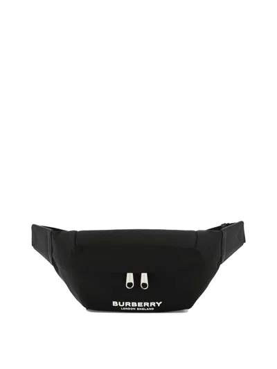 Burberry "sonny"  Belt Bag In Black
