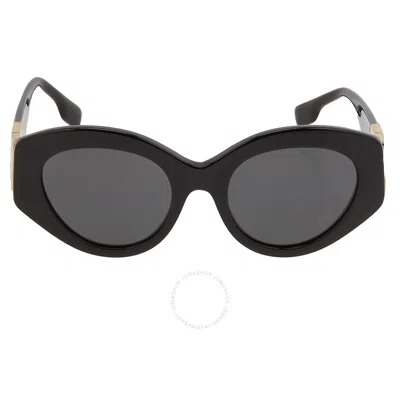 Burberry Sophia Dark Grey Cat Eye Ladies Sunglasses Be4361 300187 51 In Black / Dark / Grey