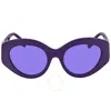 Burberry Sophia Violet Cat Eye Ladies Sunglasses Be4361 39891a 51 In Multi