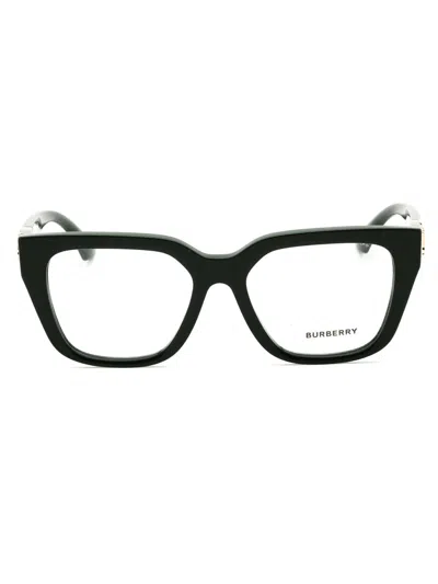 Burberry Sophisticated Rectangular Eyeglasses For Women In Black