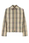 Burberry Checked Cotton-flannel Harrington Jacket