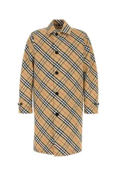 BURBERRY BURBERRY EMBROIDERED POLYESTER TRENCH COAT