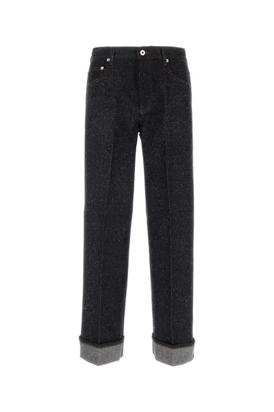 BURBERRY BURBERRY MELANGE BLUE DENIM JEANS