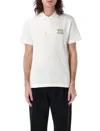 Burberry Cotton Polo Shirt In Chalk