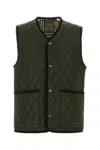 Burberry Green Quilted Nylon Tiverton Vest