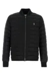 Burberry Black Polyester Down Jacket In Black